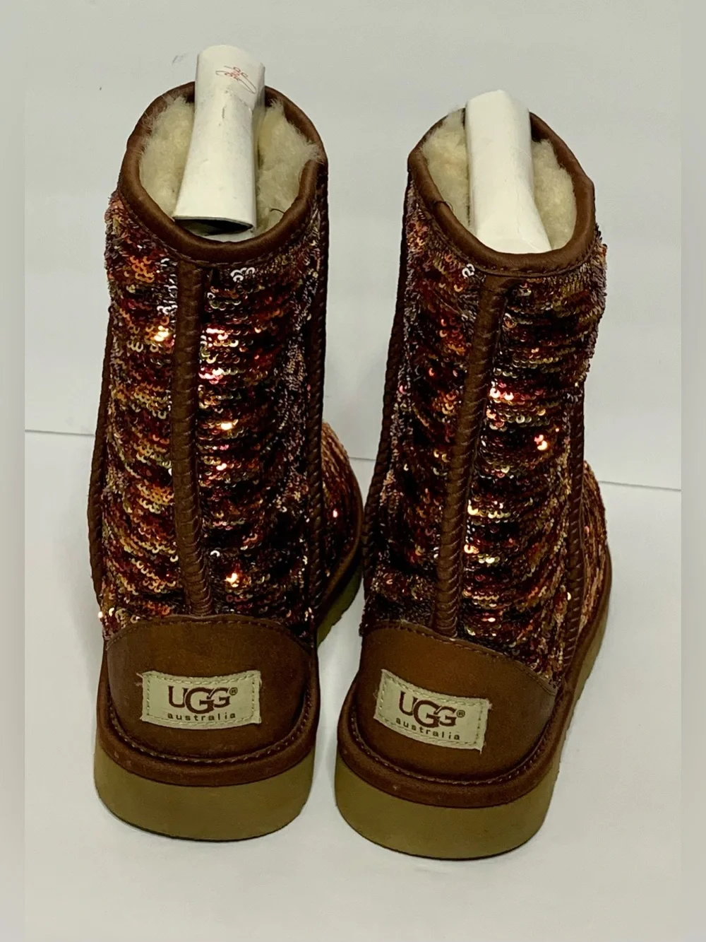UGG Australia Classic Short Sparkles Sequin Boots (Rare Color-way)